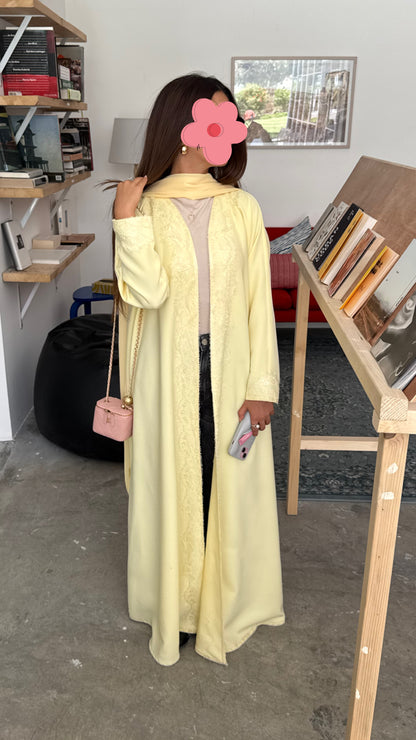 French lace abaya