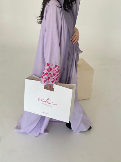 Hearts Abaya