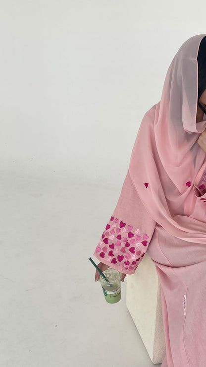 Hearts Abaya