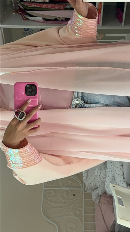 Pink sequin