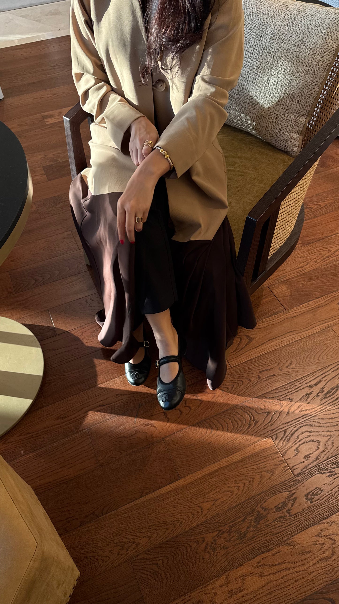 Suede abaya