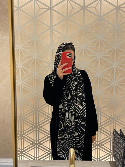 swirl abaya