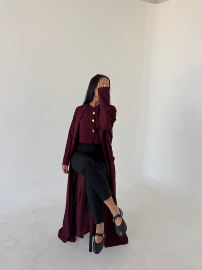 Refined Vest Abaya