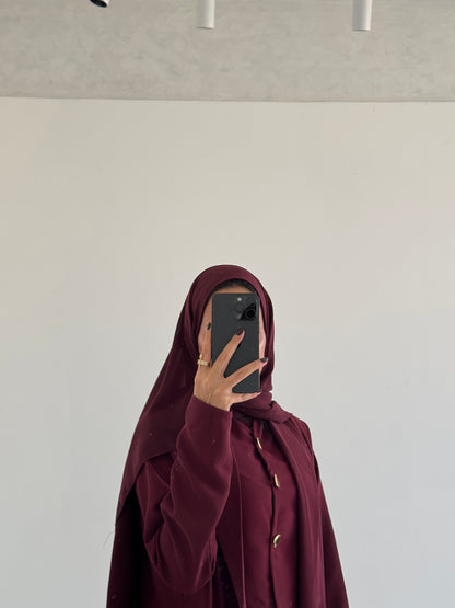 Refined Vest Abaya