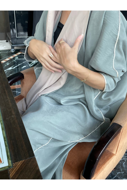 Gray Abaya