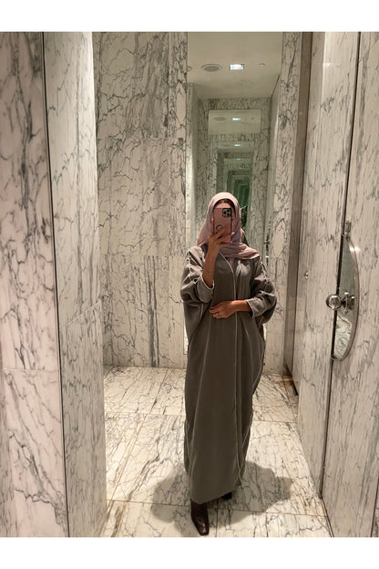Gray Abaya